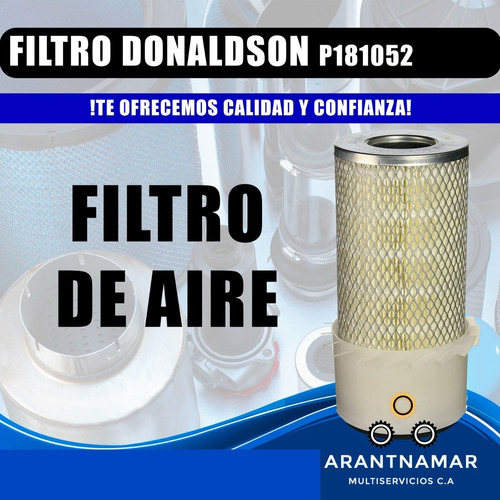 Filtro Donaldson Aire Externo P181052 Cat 9y6840 John Deere 