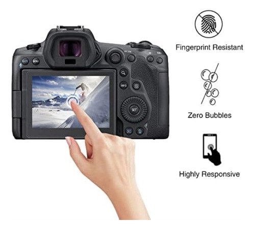 (3 Paquetes) Protector De Pantalla Rieibi Para Cámara Canon