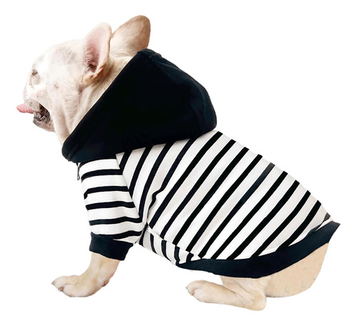 Cheertails Ropa De Bulldog Francés Ropa De Perro A Rayas Con