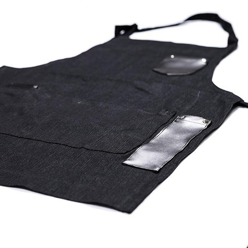 Imagen 2 de 5 de Mandil Delantal Bartenders Mezclilla Unisex Pesani Chef