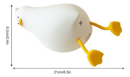 Bombilla Led Usb De Sensor De Toque, Luz Nocturna, Flip Duck