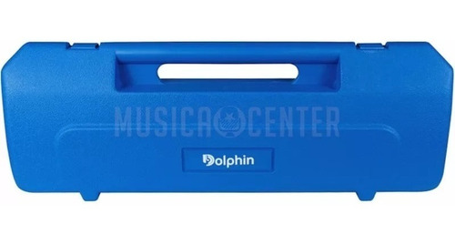 Imagem 2 de 2 de Escaleta 37 Teclas Dolphin Azul Com Estojo E Bocal 6721