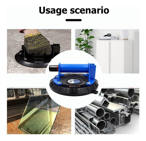 Ventosa De Vacío De Doble Capa De 8 Pulgadas Y 200 Kg