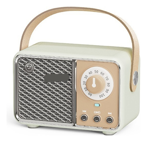 Altavoz Bluetooth Retro Con Subwoofer Inalámbrico