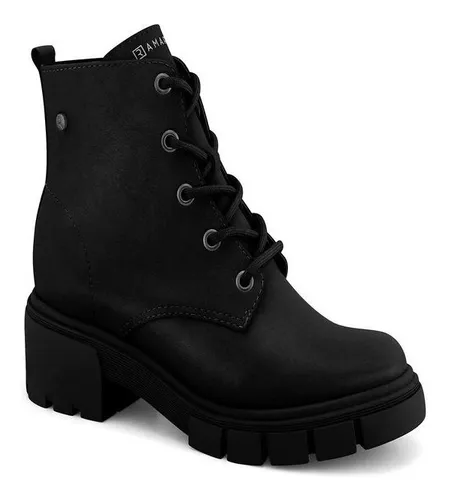 Bota ramarim cano cheap curto com cadarço