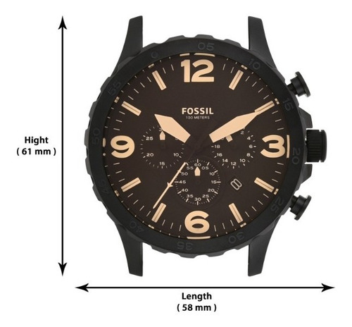 Imagen 6 de 9 de Reloj Hombre Fossil Nate Analogo