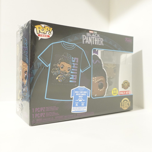 Funko Pop! Marvel Black Panther Tee Box - Shuri 876 Glows (Usado)