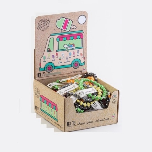 Pulseras Mayoreo 50pzas Paleta De Hielo, Tono Pastel, Unisex
