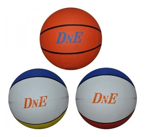 Kit 4 Bola Basquete Basket Dne N7 Infantil