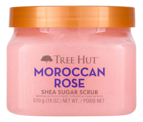Exfoliante Corporal Tree Hut Con Azúcar De Karité Y Rosa Mar