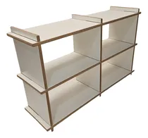 Comprar Mueble Organizador Cómoda Montessori Juguetero 4 Cubos