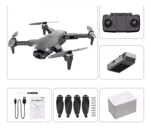 Drone L900 Pro Gps Com Câmera Dupla Preto