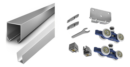 Kit Sistema Porta Passagem Lateral Jp700 Convexo Joelini 2m
