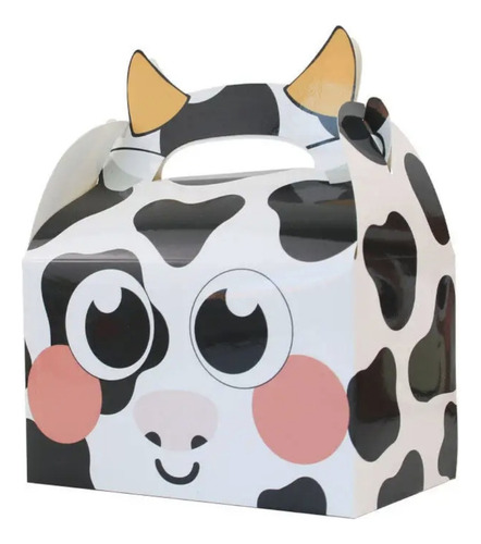 Caja Sorpresitas Impresa Animales De La Granja Pack X 10 Uni