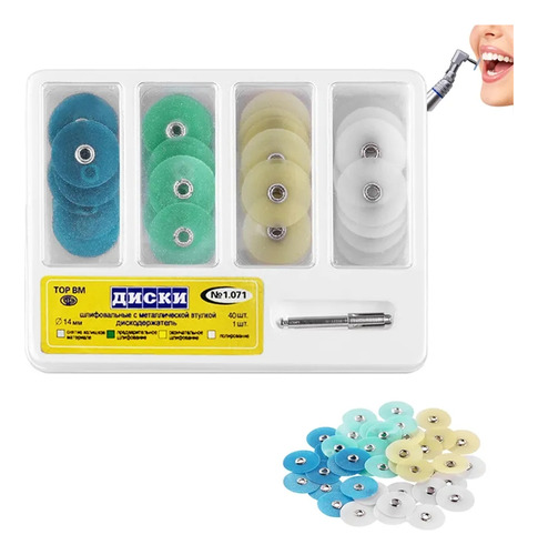 Discos Soflex X 40 Unidades - Incluye Mandril Dental