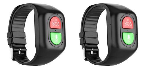 2 Relojes Gps Tracker 4g Para Personas Mayores Sos One Key C