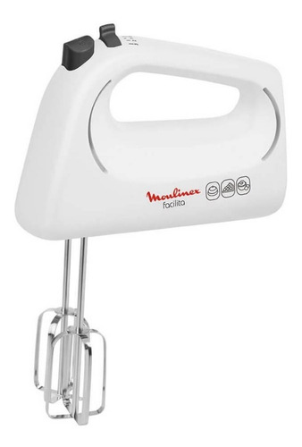 Imagen 1 de 10 de Batidora De Mano Moulinex Facilita Sx1502ar Blanca 250w