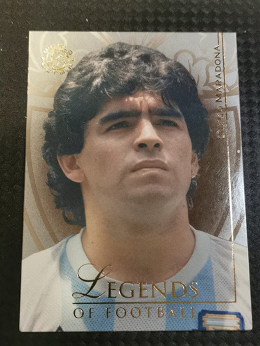 Tarjeta Diego Maradona Leyendas Del Fútbol