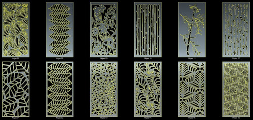 Imagen 2 de 10 de Chapas Decorativas Perforadas - Servicio De Corte Laser