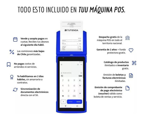 Terminal Pos Para Recibir Pago Con Tarjeta Emitir Boletas