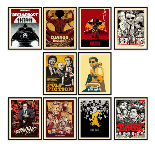 Batuba Design Tarantino Best Movie Posters Juego De 10 Impre