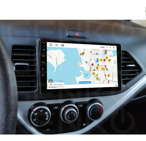 Multimidia Youtube Espelha Ios Carplay Kia Picanto 2012 À 17
