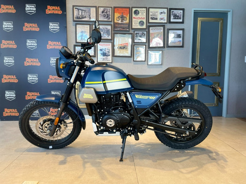 Imagen 8 de 25 de Royal Enfield Himalayan Scram 411 Sky Line Blue 2023