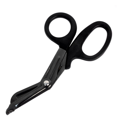 Ever Ready Titanium Bonded Bandage Shears 7 1/4 Bent, Tactic