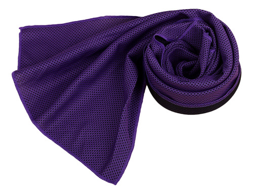 Toalla Deportiva Superabsorbente De Color Morado, 30 X 90 Cm