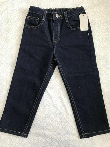 Pantalón De Mezclilla, Niño, Talla 3, Marca 725 Baby