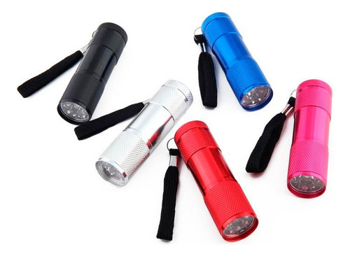 Linterna Uv Lampara Ultravioleta 9 Led Luz Negra Billetes F Linterna A Escoger Luz Blanco