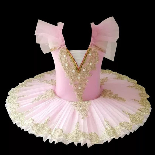 Vestido De Ballet Swan Girl Con Falda Tutú Mullida