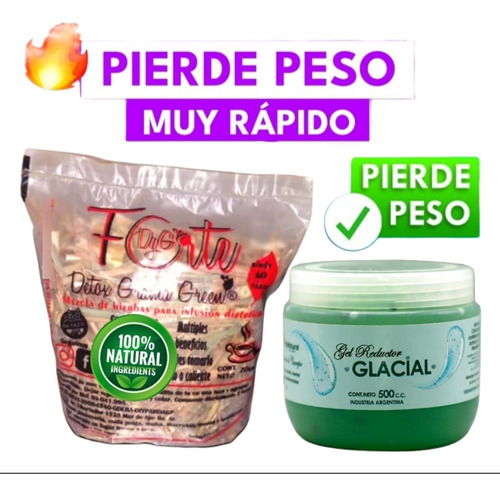 Gel Reductor Criolipolisis + Te Hierba Forte Adelgazante 