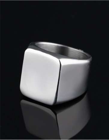 Imagen 4 de 6 de Anillo De Acero Para Caballero - 61