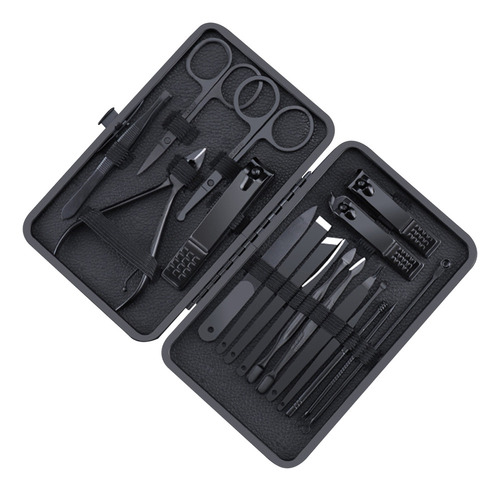 Set De Manicura Profesional Para Viajes Con Estuche, Kit De