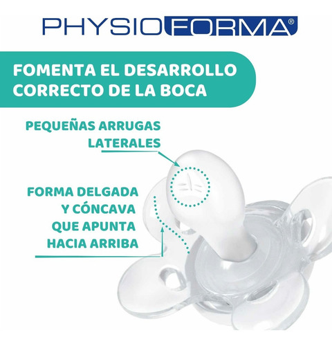 Imagen 7 de 10 de Chupete Divertido Physio Comfort Silicona 6-16m