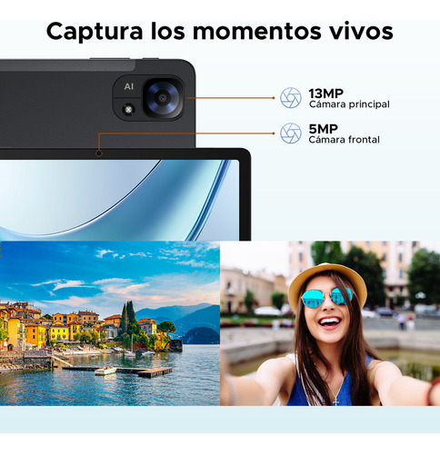 Doogee Tab E3 Tablet 11 Pulgadas, 32gb Ram+ 256gb Rom/tf 2tb Tablet Android 15 Con Teclado Y Lápiz, Helio G100, Tablets 4g Dual Sim+wifi 5g,8800mah/gemini Ai/13mp+5mp/gps/otg/face Id/doble Color Negro