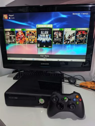 Xbox 360 Slim RGH e LT 3.0 Com 3 Jogos + 2000 retro - Gameplay do Boy