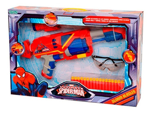 Pistola Dardos Spiderman Hombre Araña Storm Blaster Ditoys