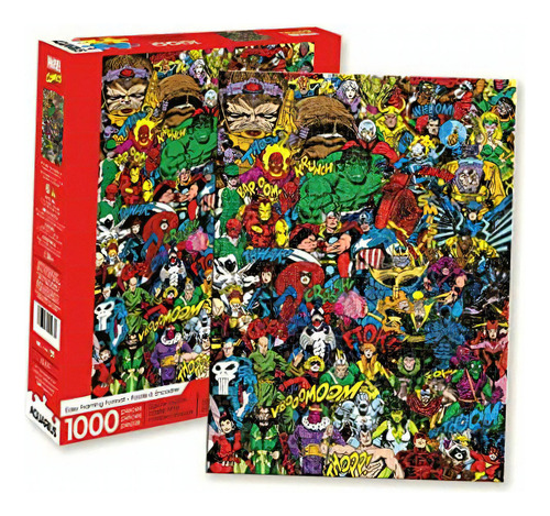 Aquarius Marvel Retro Puzzle (rompecabezas De 1000 Piezas)