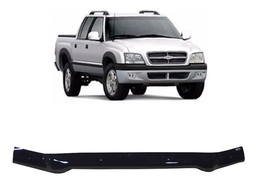 Deflector Capot Chevrolet S10 2004 A 2008 Negro Fume Grampa 