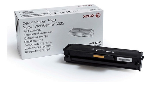 Toner Xerox 106r02773 Negro Standard Phaser 3020 Y 3025