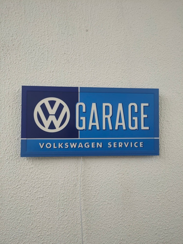 Luminária Led Decorativa Garage Volkswagen Service!