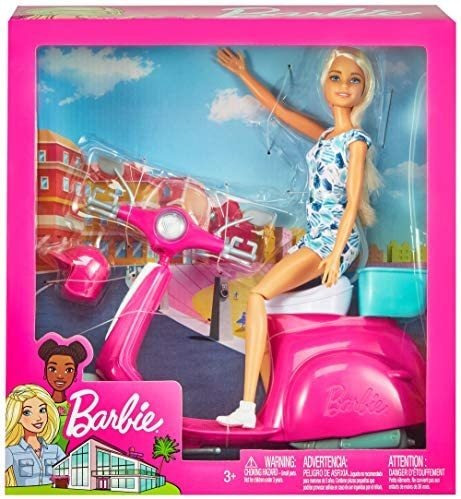 Muñeca Barbie Y Su  Motocicleta Original Mattel 