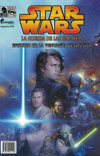 Star Wars Episodio 3 Venganza De Los Sith Comic George Lucas