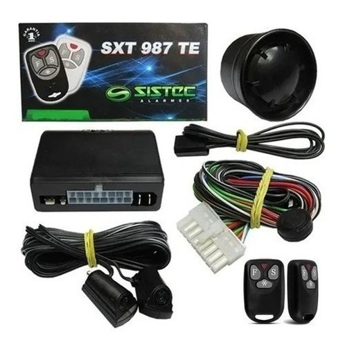 Alarme Sxt 986 Com 2 Controles Sistec Universal Para Carro