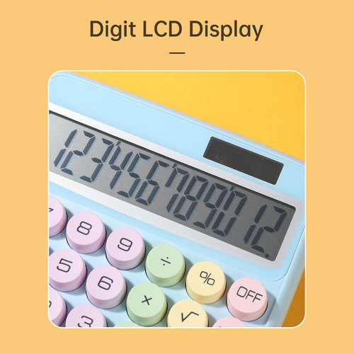 D Calculadora De 12 Dígitos Com Grande Display Lcd E Dupla