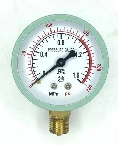 Manómetro Medidor Presión Líquidos Gases Vapores 230vertical