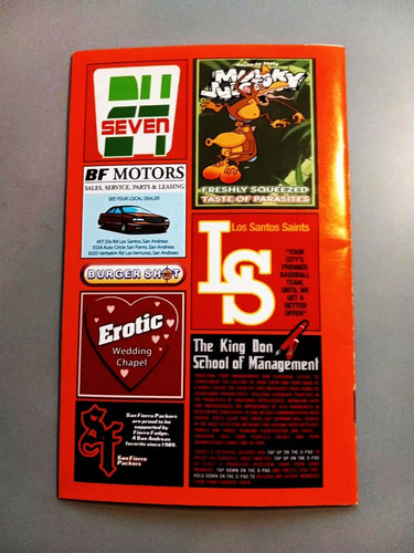 Gta Grand Theft Auto: San Andreas Estuche Y Manual Premium