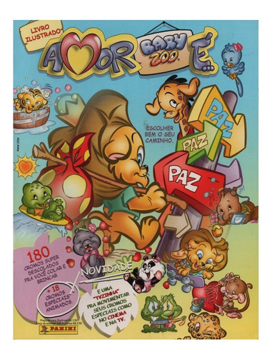 Álbum Figurinhas Amor Baby Zoo É... Completo Para Colar